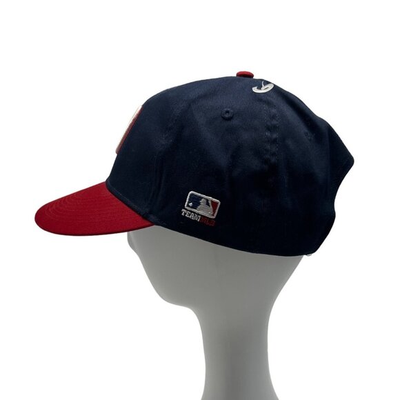 Oc Sports Washington Nationals Adjustable Baseball Hat for Men Navy Blue Red - Picture 4 of 10